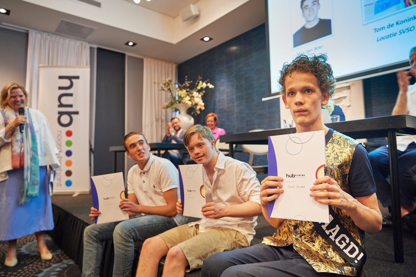 Eindelijk, ook een diploma voor het speciaal onderwijs ‘Eigenwaarde, daar gaat het om’ Foto