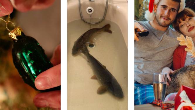 Een augurk in de kerstboom of karpers in bad: deze 6 (bizarre) kersttradities zijn het ideale gespreksvoer aan de feesttafel