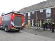 Bij een woningbrand aan het Sardinië in Zoetermeer is zaterdagmiddag een persoon aangehouden.