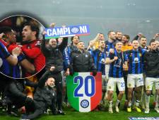 Inter verovert voor twintigste keer Italiaanse titel na verhitte derby, rode kaart voor Denzel Dumfries