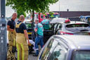 Ongeluk op de Kanaaldijk-Zuid in Eindhoven waarbij een vrouw gewond raakte