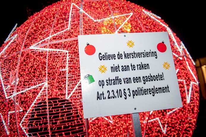 Een duidelijke boodschap naar wie minder goeie bedoelingen heeft.