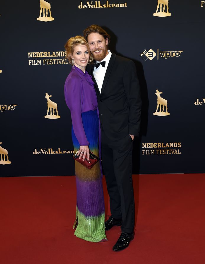UItreiking Gouden Kalveren
De foto toont Thekla Reuten met partner Gijs Naber
Copyright Daniel Kroll Fotografie