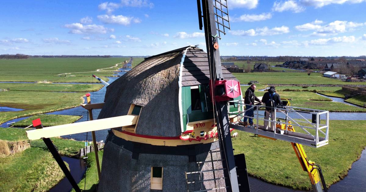 Molen in Goudriaan wordt stapje voor stapje weer de oude na verlies wiek