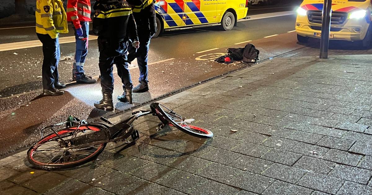 Fietser overlijdt aan verwondingen na zware aanrijding.