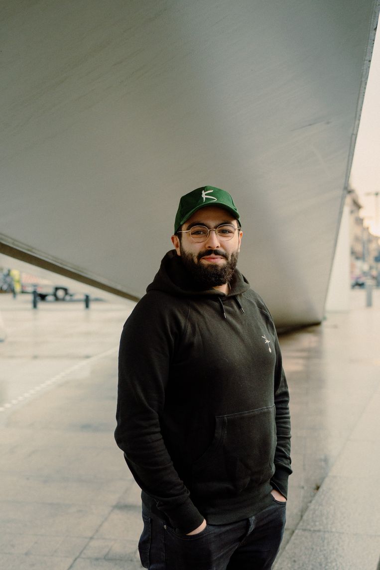 Sidi El Omari (26) uit Gent. Beeld Wouter Van Vooren
