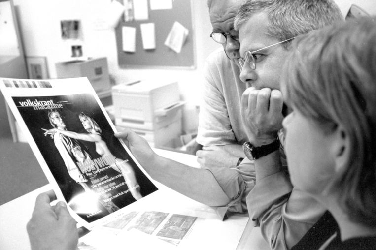 Een brief aan Rena Riffel, wier blote borsten de cover van het ...