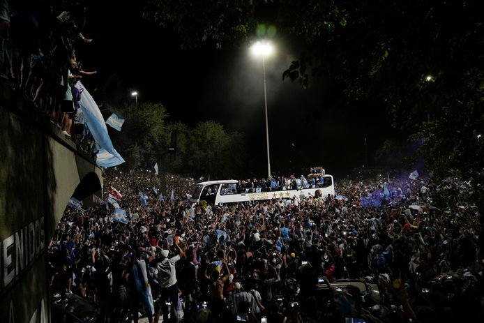 De wereldtitel maakt flink wat los in Argentinië...