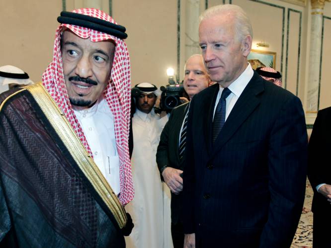 Biden kaart mensenrechten aan in gesprek met Saudische koning