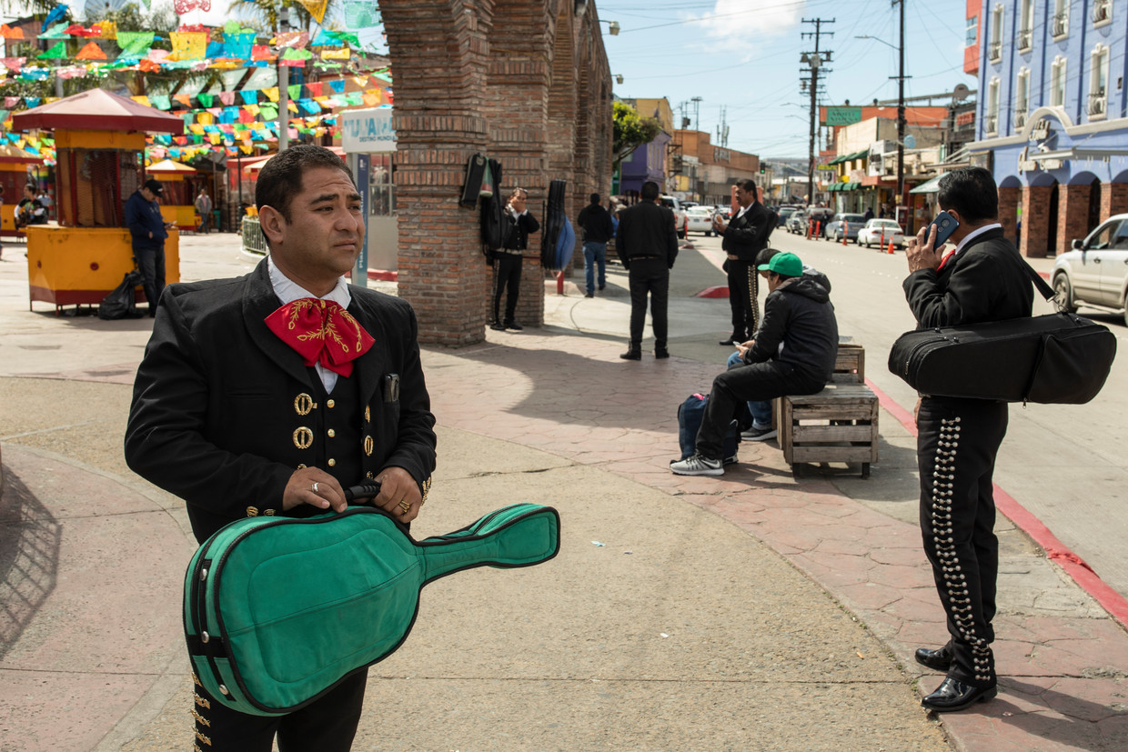 Het meest verloren ogen de mariachi’s. Beeld Alejandro Cegarra