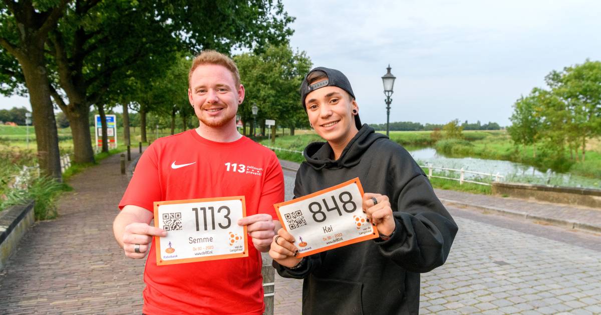 Semme en Kai lopen voor 113 Zelfmoordpreventie ‘113 was mijn reddende engel, ik haat het leven