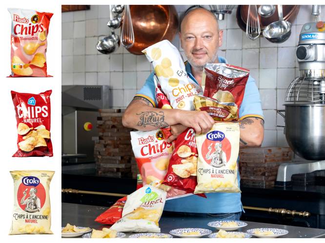 Welke zoute chips zijn de lekkerste? Dominique Persoone proeft 10 zakken en vindt één overduidelijke winnaar: “Smaak in balans en heerlijk crunchy”