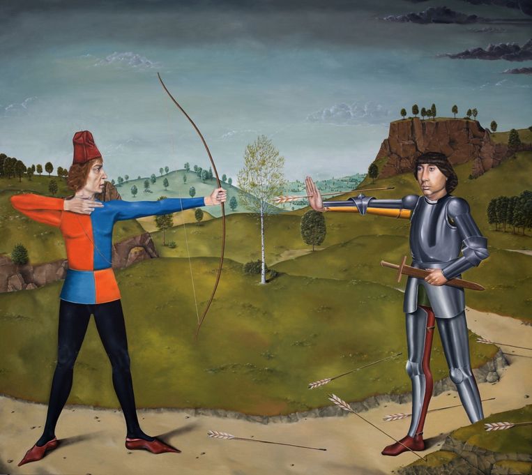 Dittmar Viane - ‘Het duel’ (2021), Everyday Gallery. Beeld GalleryViewer