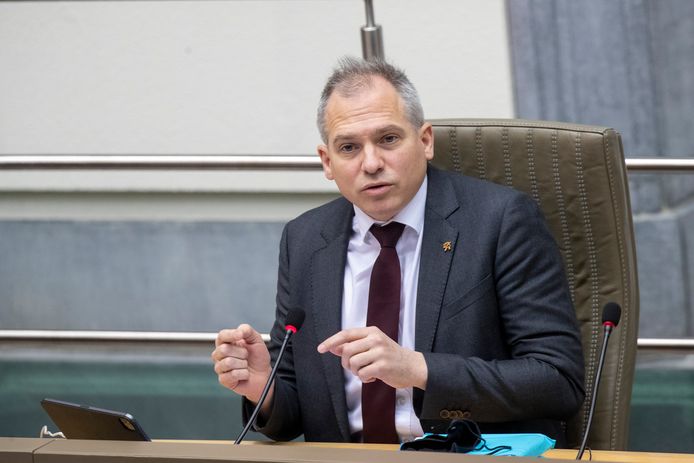 Vlaams minister van Begroting Matthias Diependaele (N-VA).