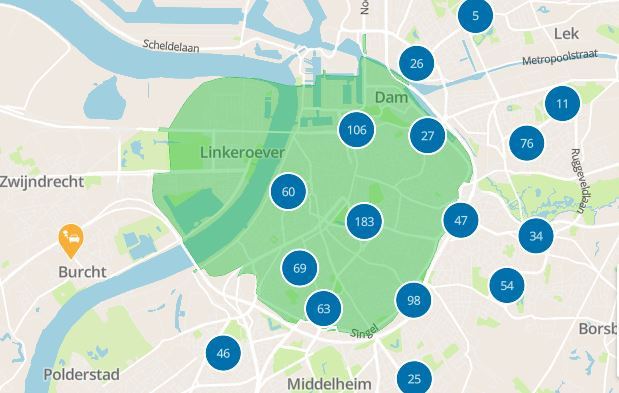 Veel oudere auto’s mogen vanaf 1 januari Antwerpen en Gent niet meer in