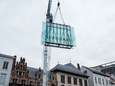 Huzarenstukje aan Rubenshuis: nieuwe glasluifel  zweeft twaalf meter boven de grond