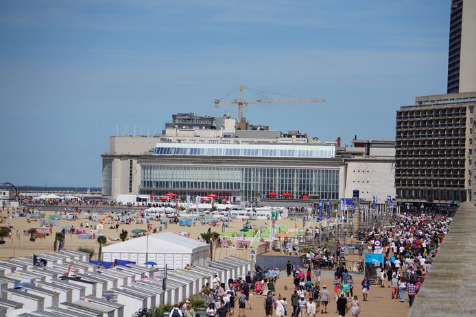 La zone où l'interdiction sera en vigueur. Le pic de fréquentation y a été atteint ce dimanche (photo).