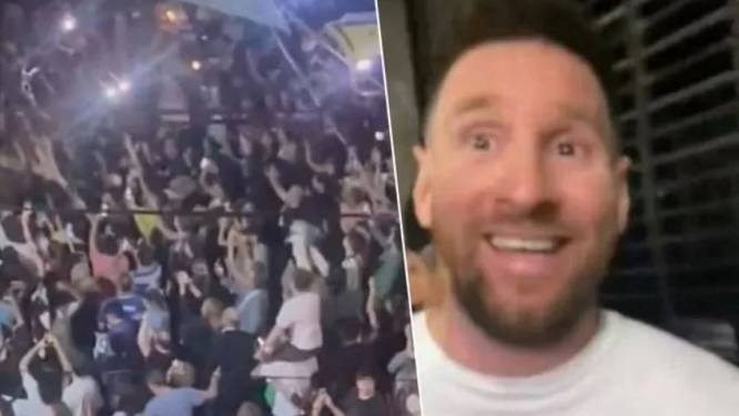 Folie à Buenos Aires: Lionel Messi attendu par une foule en délire à la sortie d’un restaurant