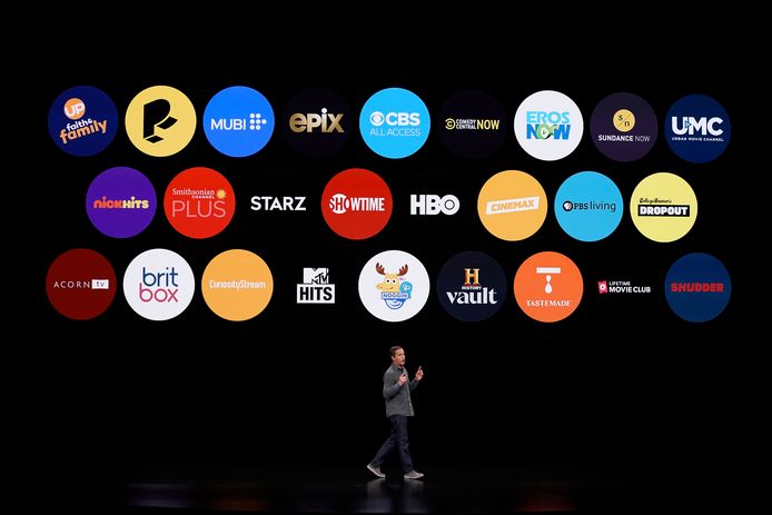 Een overzicht van de Apple TV Channels.