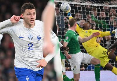 Frankrijk heeft veel meer last met Ierland dan met Oranje, maar ‘Les Bleus’ winnen wel dankzij wereldgoal én mirakelredding
