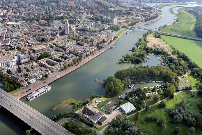 De Haven van Coers op de zuidelijke Rijnoever in Arnhem.