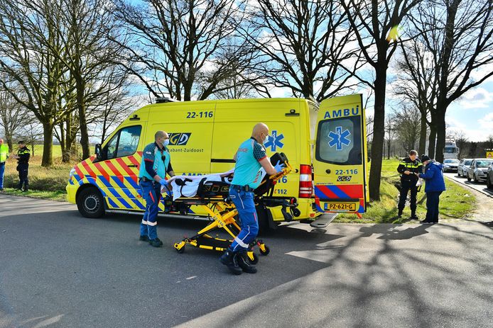 Vrouw gewond bij ongeluk in Bergeijk.