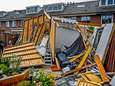 In beeld: tornado richt schade aan in Barendrecht