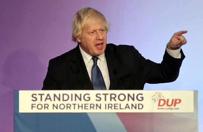 Boris Johnson, een van de rebellen binnen de conservatieve partij.