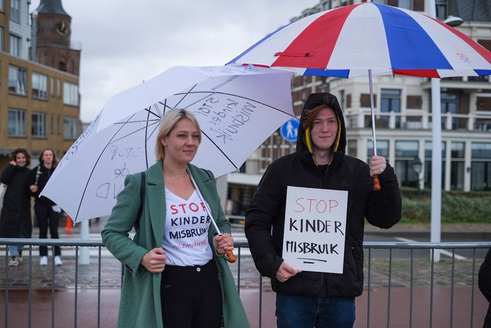 Demonstratie Save The Children Scheveningen