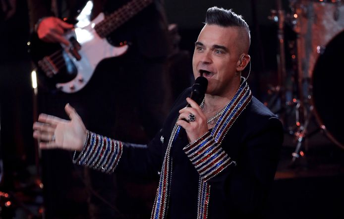 Archiefbeeld. De Britse zanger Robbie Williams. (07/12/2019)