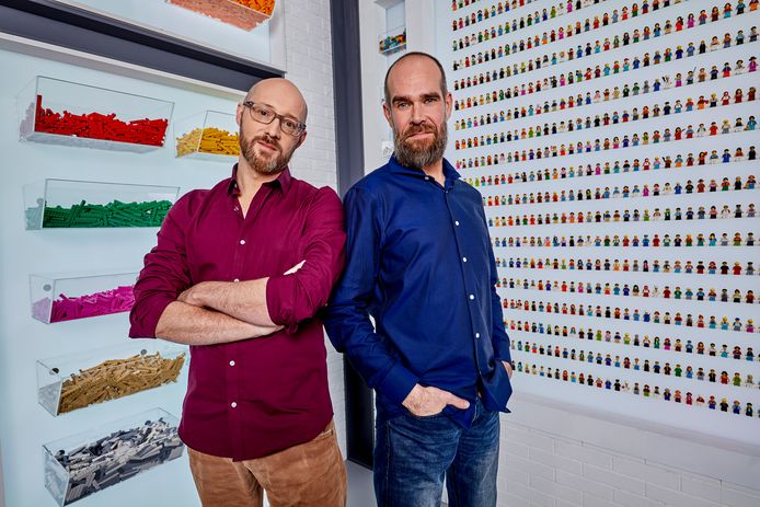 Lego Masters, seizoen 1 vanaf zaterdag 11 april 2020 bij VTM. Op de foto: Vlaaams duo David en Giovanni