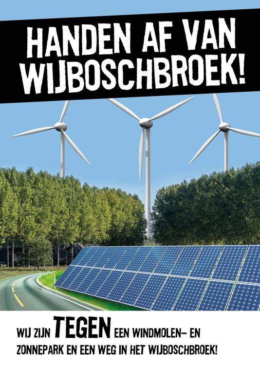 Het pamflet van Handen af van Wijboschbroek!