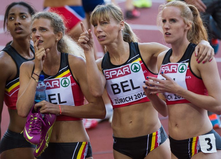 Belgische vrouwen en mannen naar finale 4x400 meter De