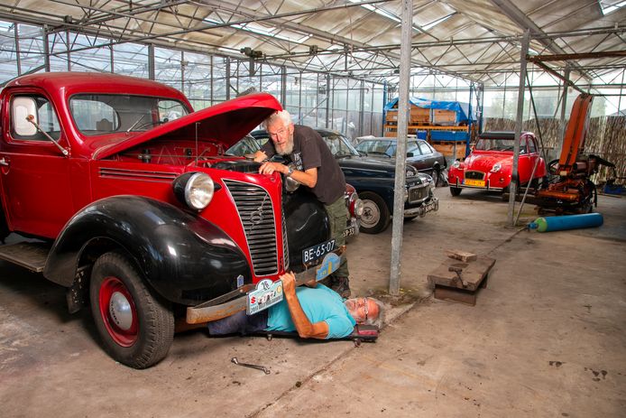 Koos Valkenburg en Gerrit Schotte.