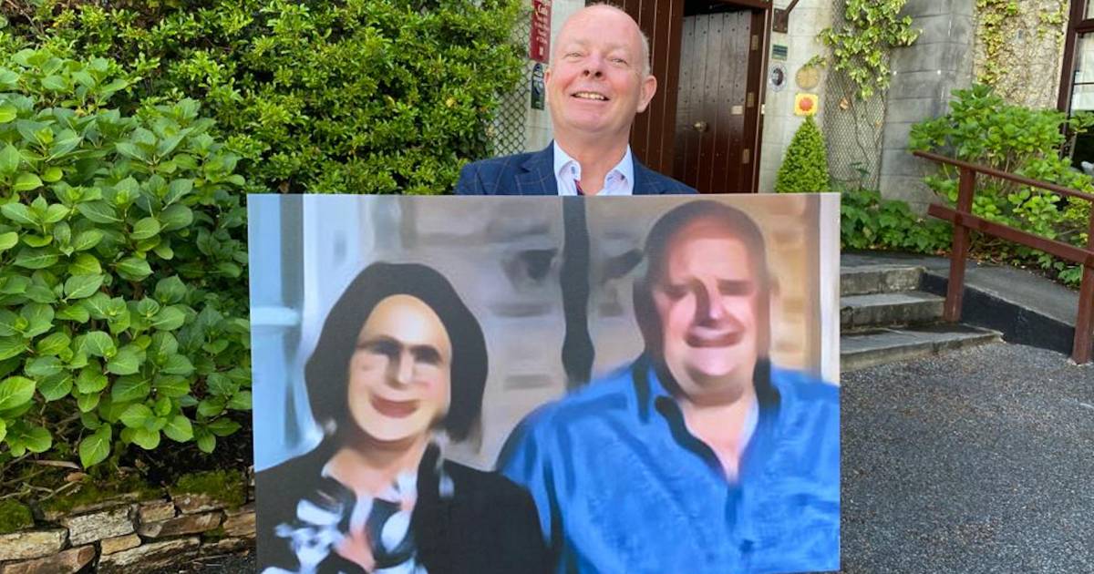 Ierse hotelier vereeuwigt Hans en uit