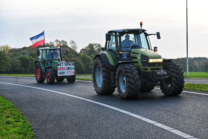 Leuzen van tractoren lopen uiteen