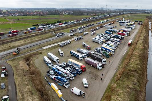 Gisteren waren er nog duizenden gestrande vrachtwagens in Zeebrugge.