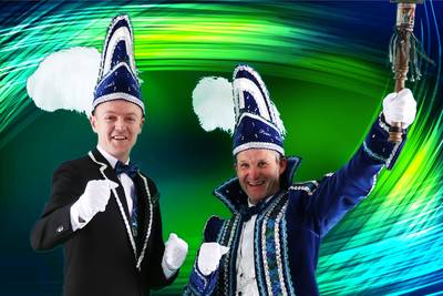 Met prins Robert en adjudant Mart zijn de Buisman's Keals uit Saasveld klaar voor de carnaval