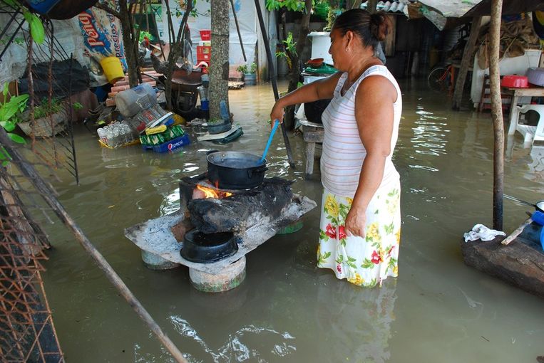 Hevige regen voor overstromingen in zuidoosten van Mexico