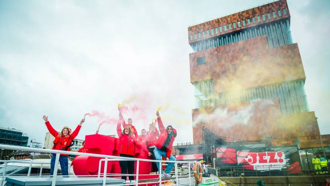 KIJK. Gustaph, Grace en Pommelien Thijs maken voor JEZ! het mooie weer in Antwerpen: “Eerst 12 punten van het publiek, daarna een prachtbedrag”
