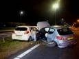 Auto verliest wiel en veroorzaakt botsing op A59 bij Den Bosch, veel schade