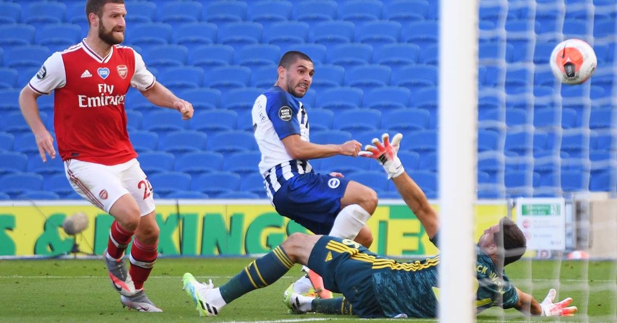 Brighton & Hove Albion boekt met goal in extremis belangrijke zege op Arsenal - De Gelderlander