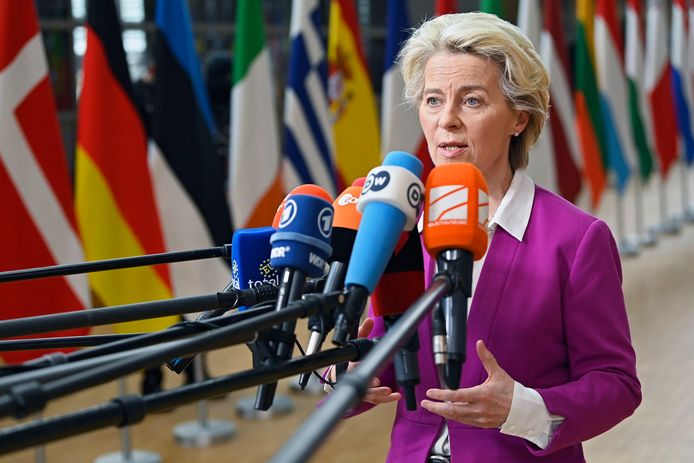 Commissievoorzitter Ursula von der Leyen.