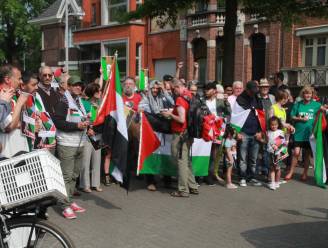 Betogers houden mars voor Palestina
