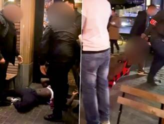 Beelden tonen hoe portier van Antwerpse karaokebar klant knock-out slaat