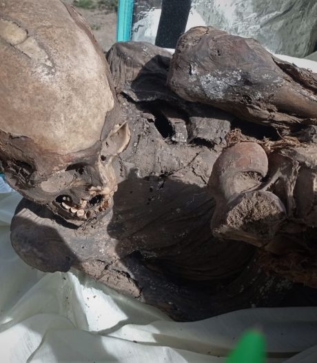 Il se promenait avec sa “petite amie spirituelle”, une momie vieille de 600 à 800 ans