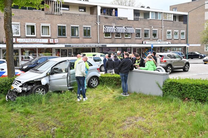 Botsing in Prinsenbeek.