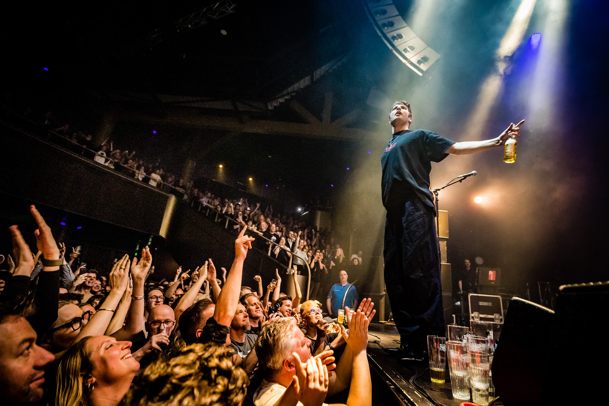 Fontaines D.C. op 6 april in Utrecht. Beeld Ben Houdijk