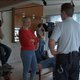 Op bezoek bij Tine Reymer en Koen De Bouw op filmset van 'Bastaard'