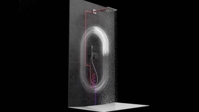 Deze recyclerende douche verbruikt 75% minder water én 66% minder energie 
